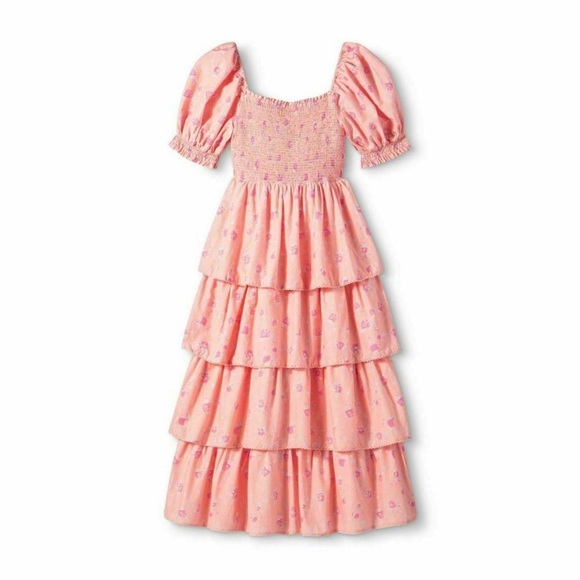 LoveShackFancy for Target Simone Tiered Floral Dress XS - Picture 4 of 11